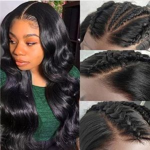 Chinphon 100% human hair Body Wave Lace Front Wig 13x4 150% Density Natural 20in